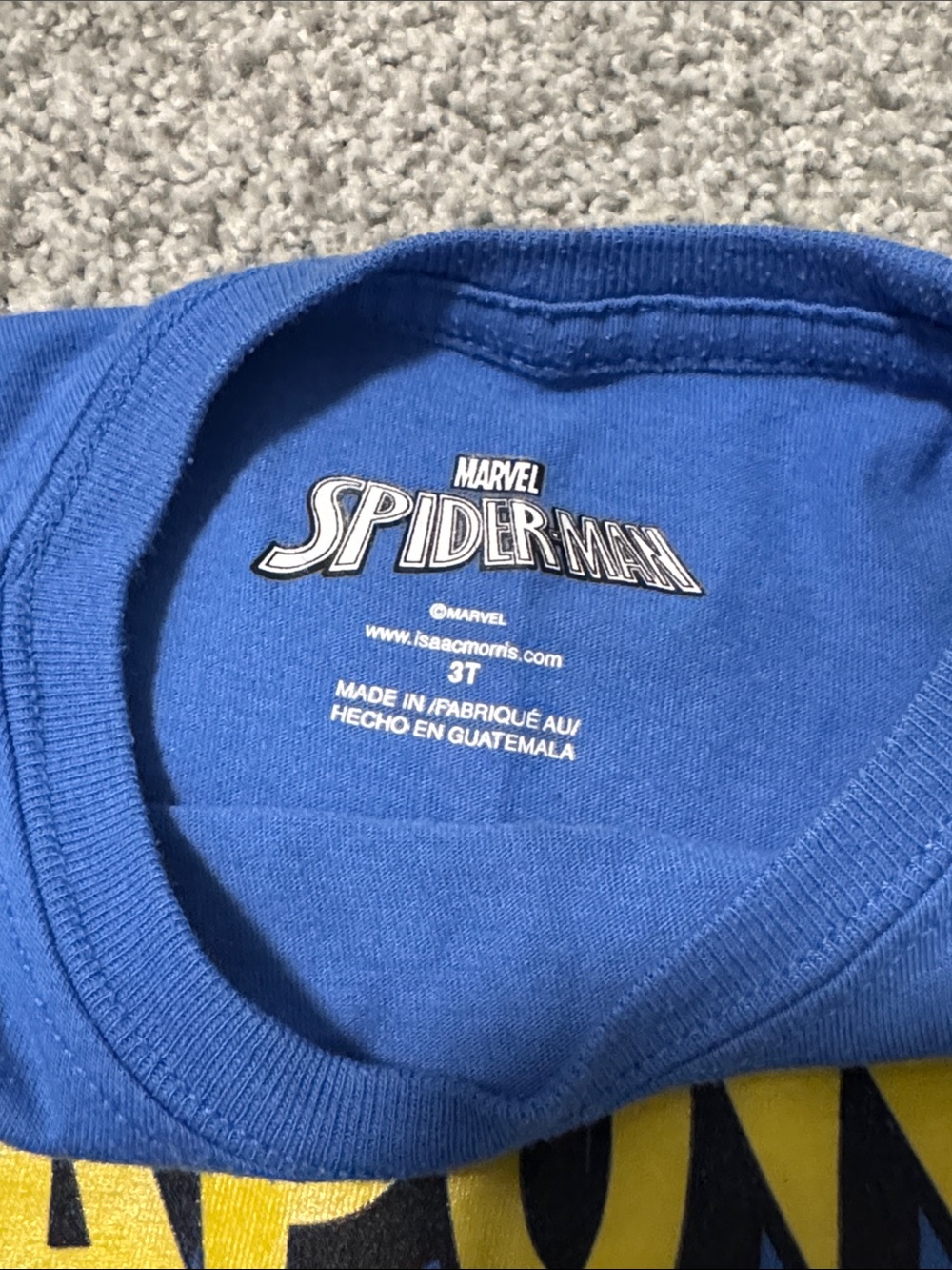Marvel Spider-Man Kapow! Graphic Tee in Blue and Red - Picture 2 of 2